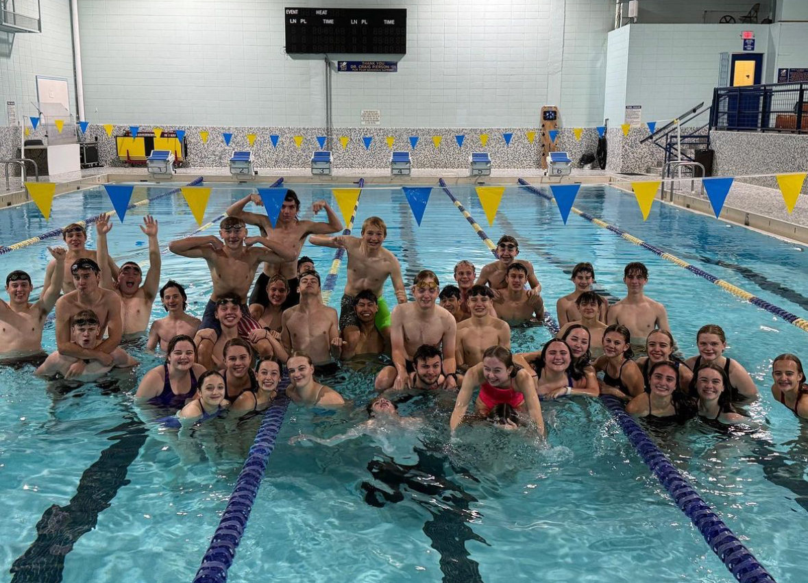 11.16.2023 The Billings Central Rams swim team poses after their first practice for the 2023-2024 season. 