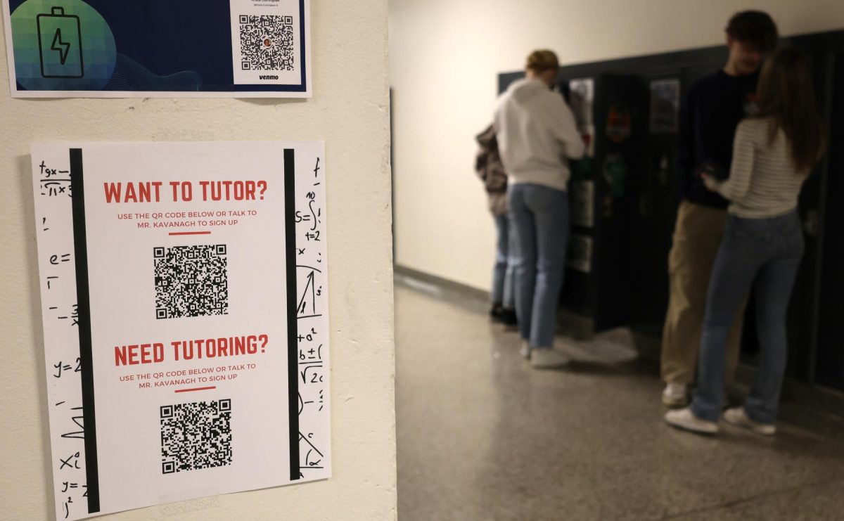 2.28.24 Peer tutoring posters hung all around the school
