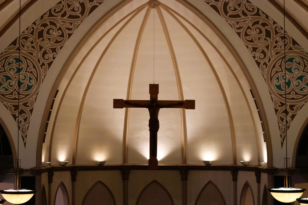 Crucifix at Saint Patrick Co Cathedral. 