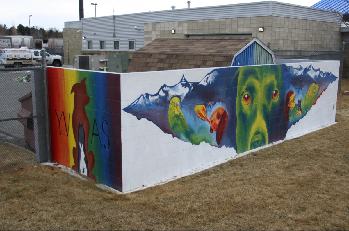 Yellowstone Valley Animal Shelter mural. 3.2.24