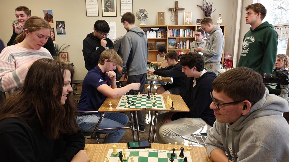 3.6.2024 Chess Club members participate and watch the chess tournament. 