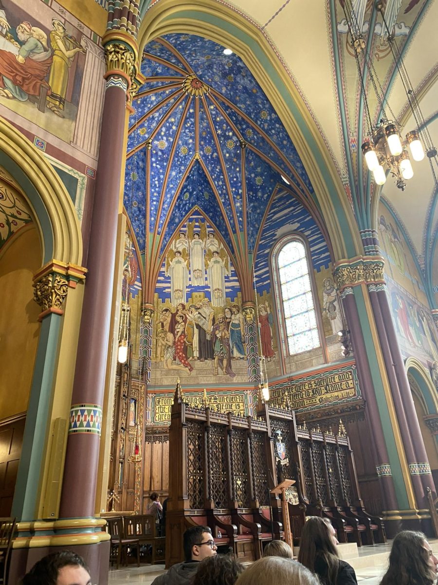 05.12.24 Inside of Cathedral of the Madeleine after Mass.