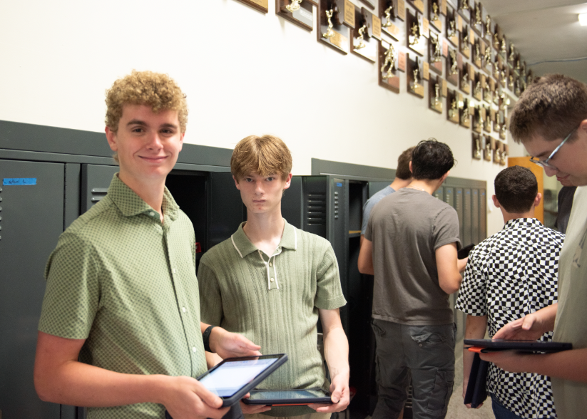 8.22.24 From L to R: Juniors Alex Johnson, Baxter Jensen, and Porter Stevens.