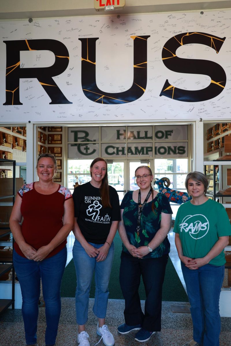 8.30.24 New additions to the BCCHS staff (from L to R), Mary Bummer, Meg Rude, Heidi Zilch, and Misty Prudhomme. 