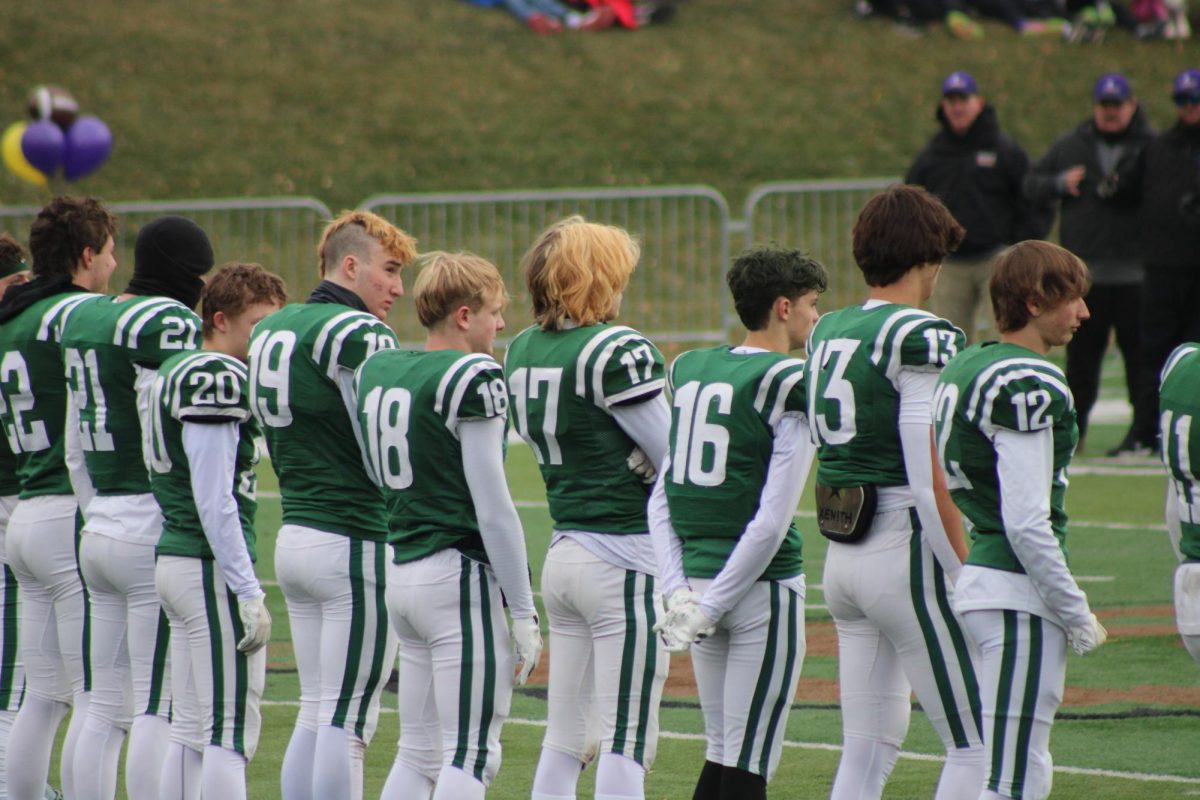 11.23.24
Central Rams football lines up for lineup call during the Central v Laurel championship game. 