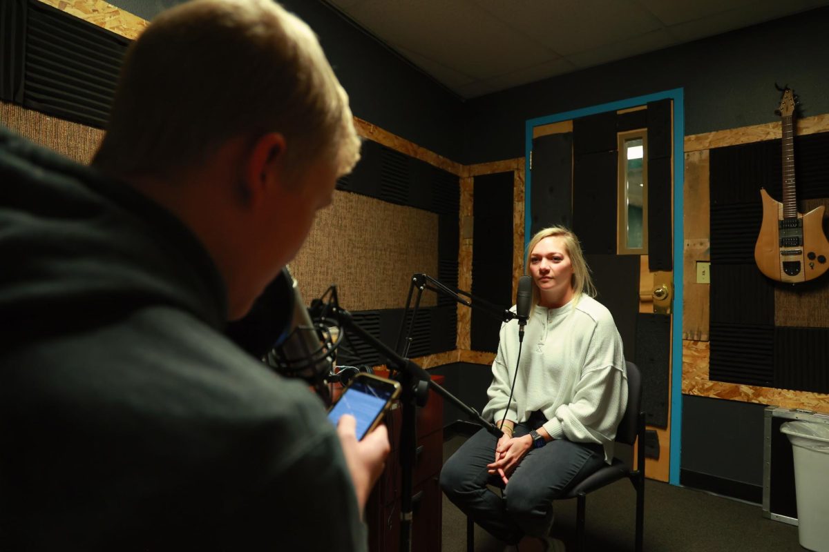 1.10.25 
Junior, William Nelson interviewing Ms. Austin Hanser for the BCCHS Chronicle Podcast. 