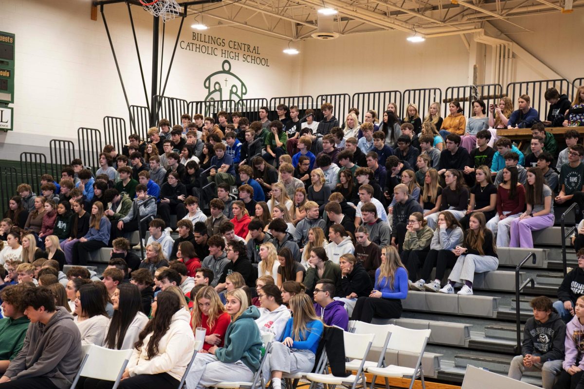 1.28.25
Students all gathered in gym to watch talent show.