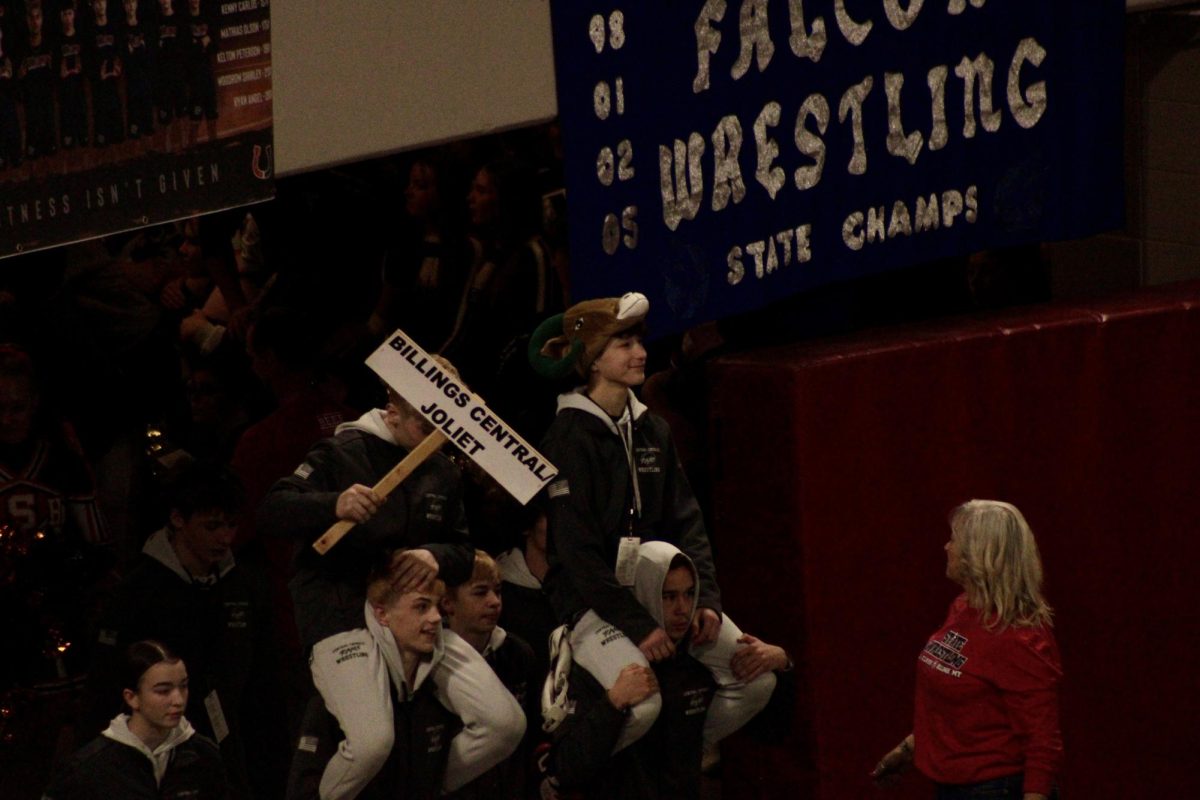 2.14.25
Billings Central/Joliet wrestlers during the parade of athletes at the MHSA All Class State Tournament