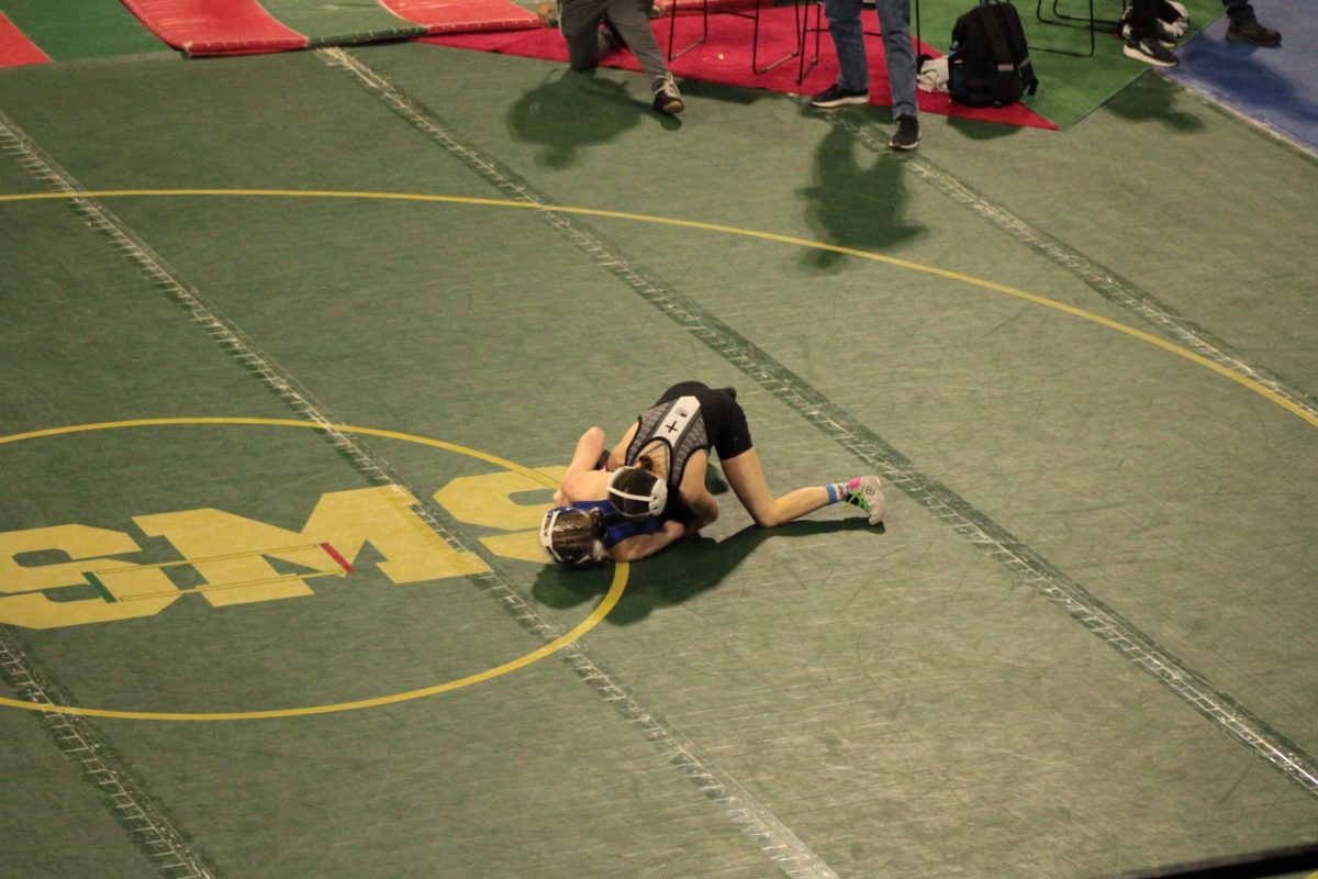 2.14.25
Freshman Emma Hernandez wrestling a quarterfinal match during the MHSA All Class State Wrestling Tournament