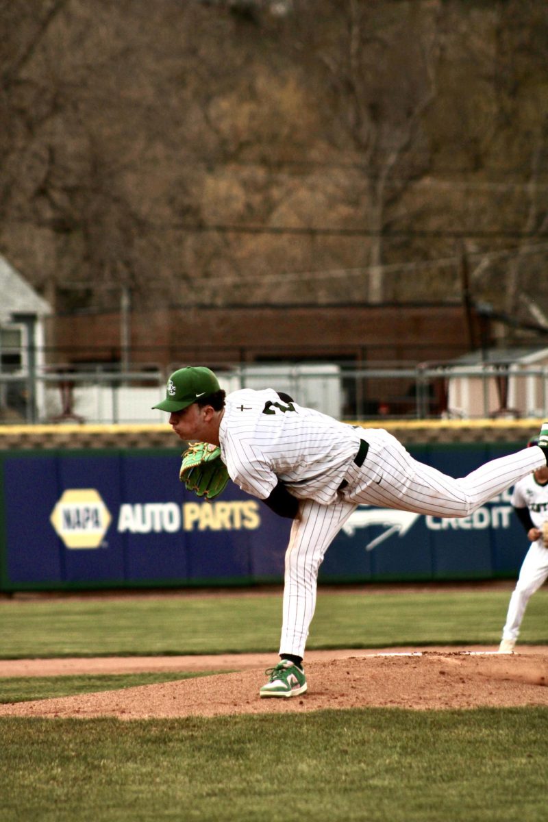 4.22.25
Sophomore Paxton Prill pitches at Dehler Park in a win against Billings Senior 10-0