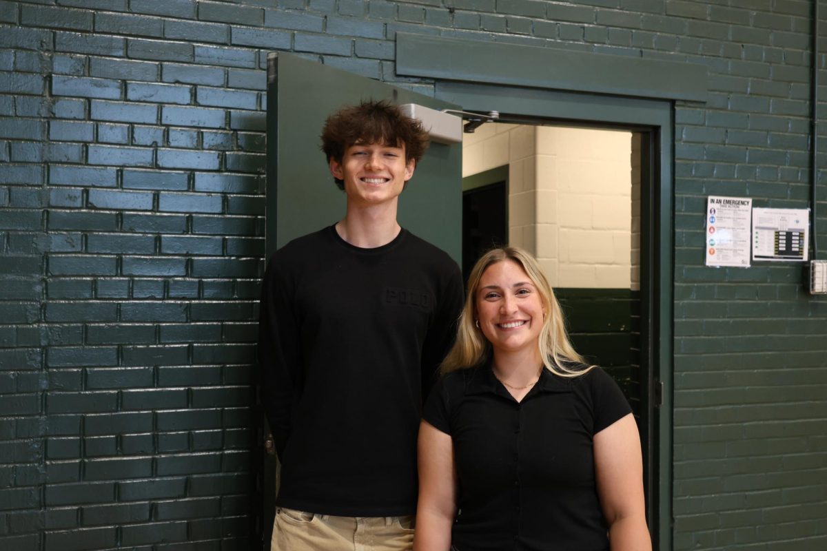 4.30.25 Russel Johnson and Emirie Hastings, seniors at Billings Central and co-presidents of student council. 