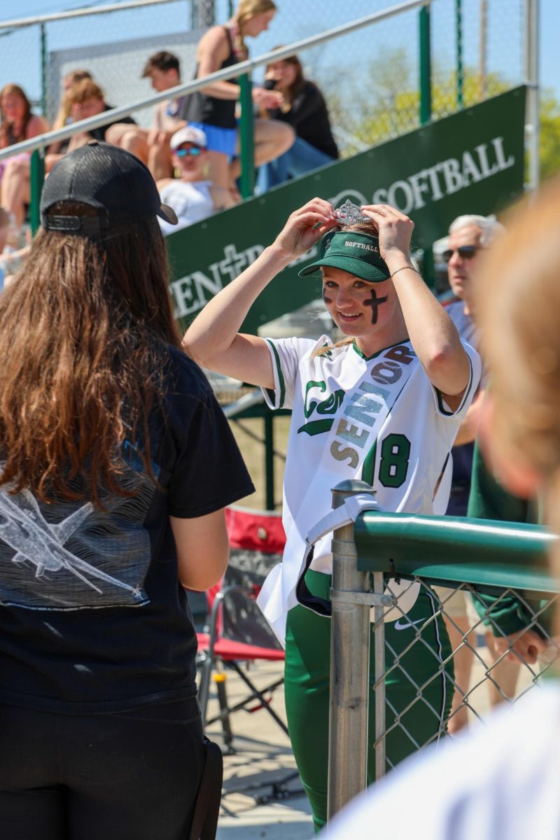 5.6.25 Senior Allene Johnson on Softball Senior Night. 