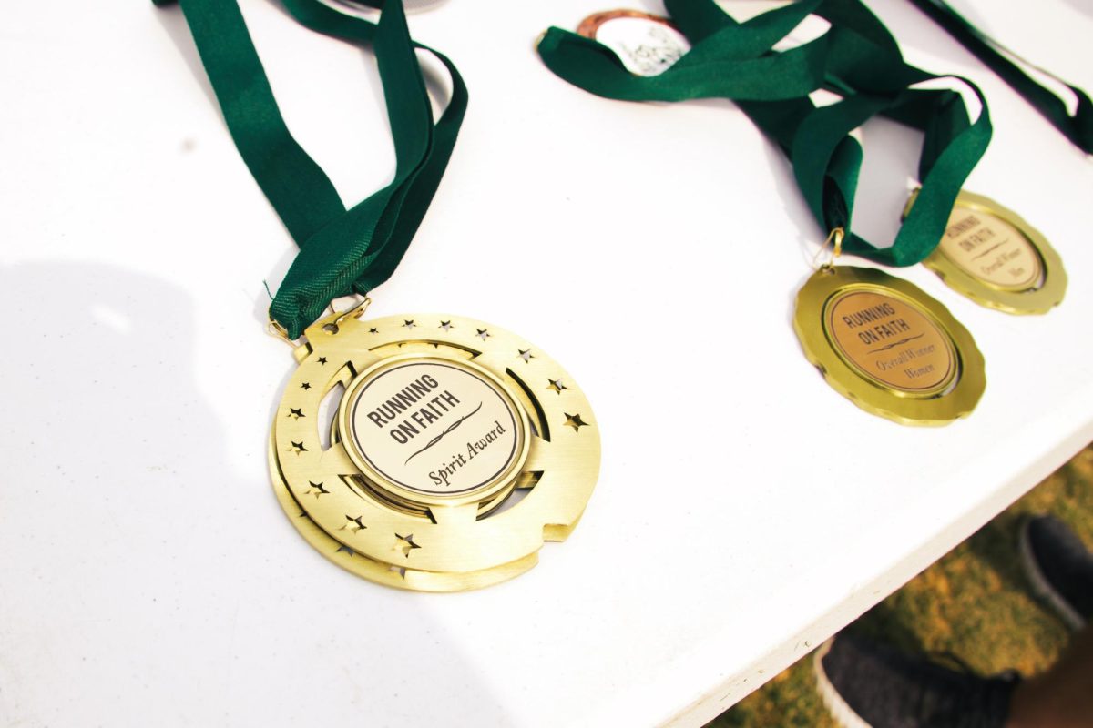 9.7.25
Medals for winners of Running on Faith. 