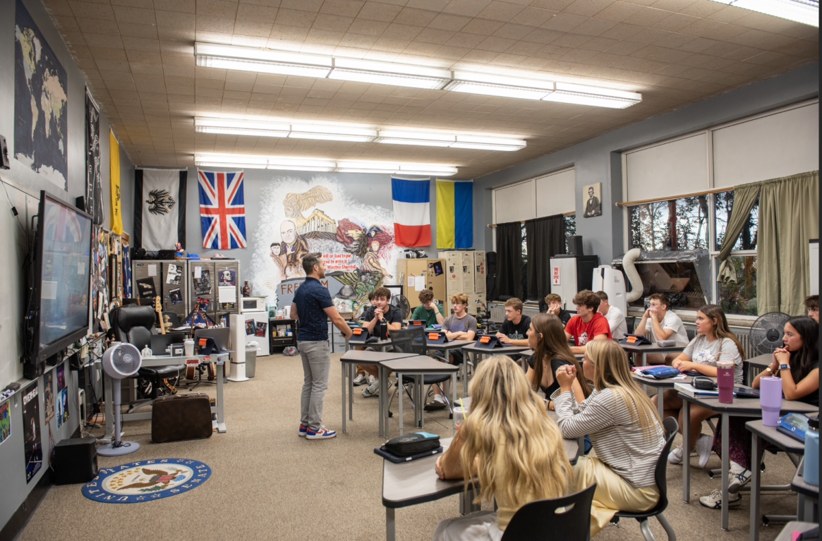 9.12.25 
Mr. Shane Fairbanks, the teacher for the new Dual Credit Government course. 