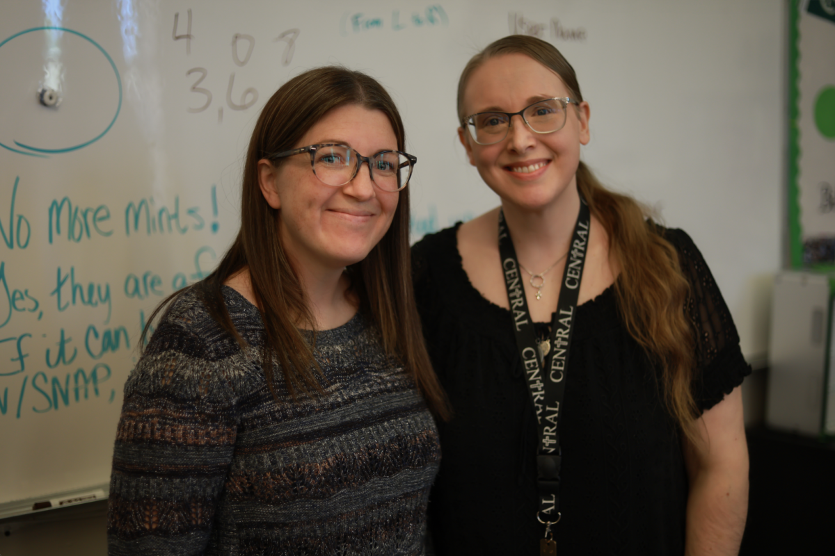 9.24.25
(From L to R) Mrs. Amelia Bergum and Mrs. Heidi Zilch, posing for a photo during the NHS meeting. 