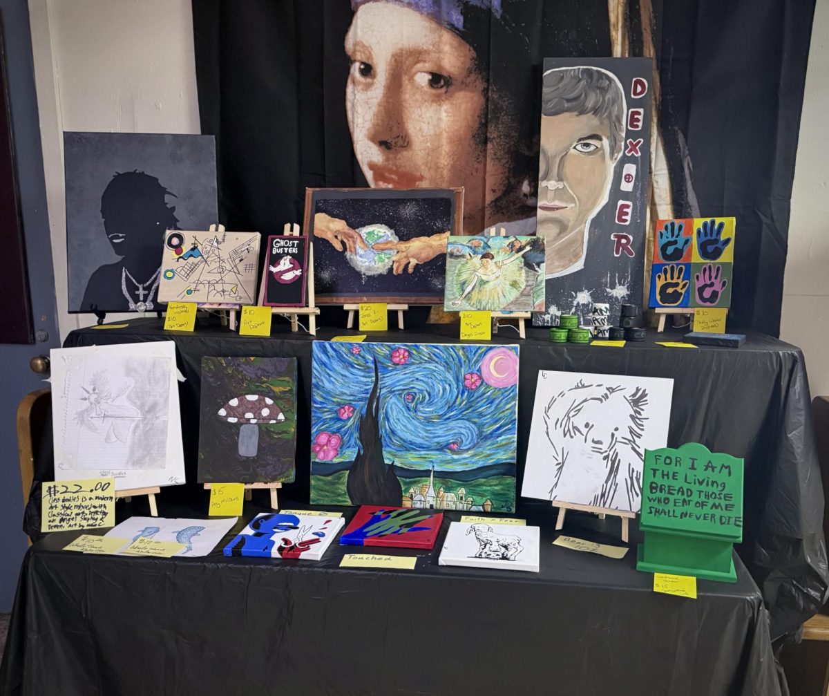 10.4.26
Art in Open Mic Night art gallery.