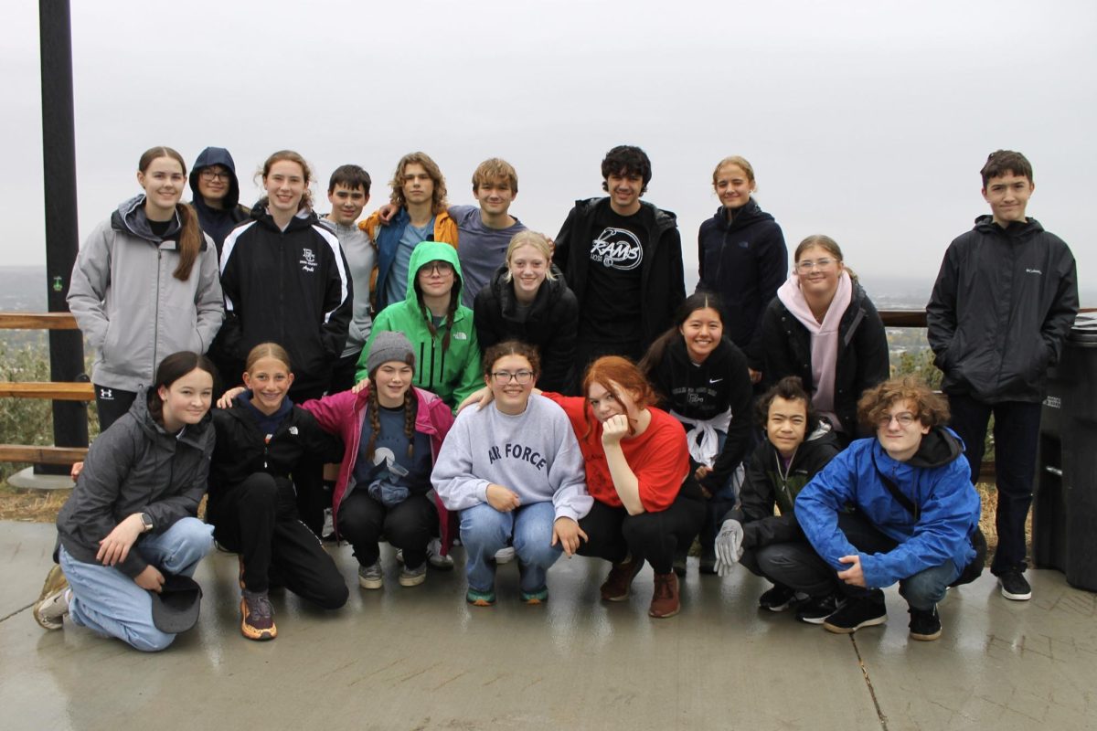 10.11.25 Central students gathered up for a photo at the end of Refresh the Rims.