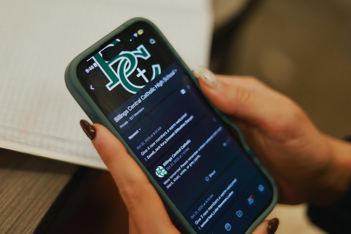 10.23.25
Close-up of the Billings Central Band page on a students' phone. 