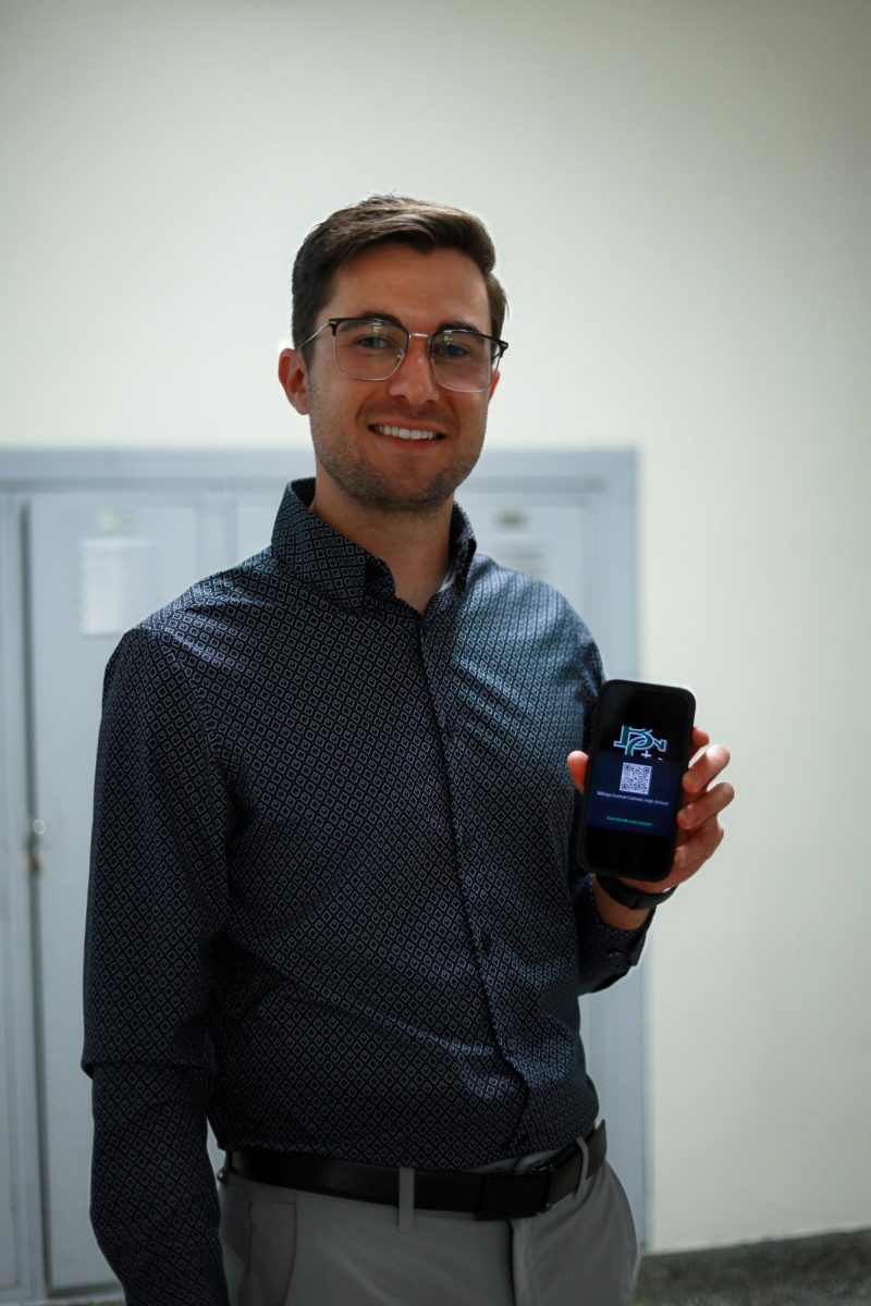 10.23.25
Mr. Trafton, principle of BCCHS, and the creator of the new form of communication for student body. 