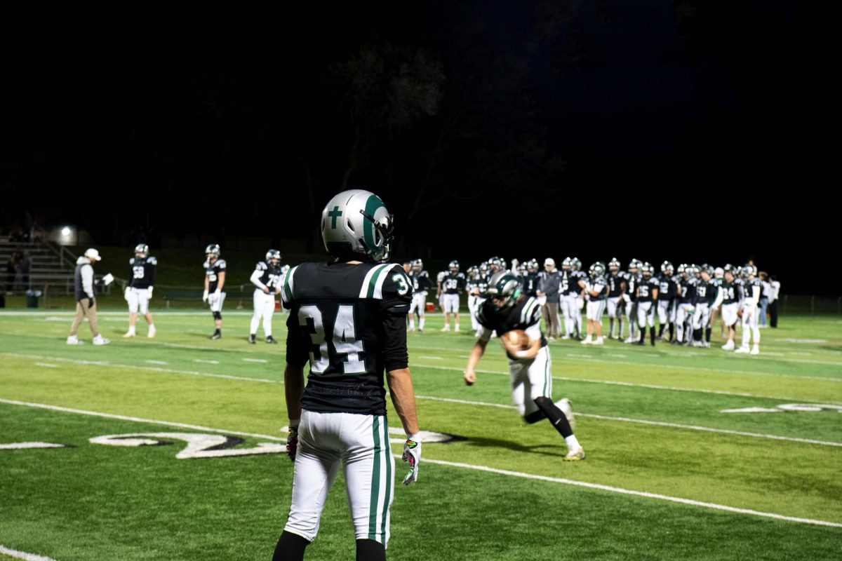 11.7.25
Billings Cental Football team during warmups before facing Hamilton bronks in the playoffs.