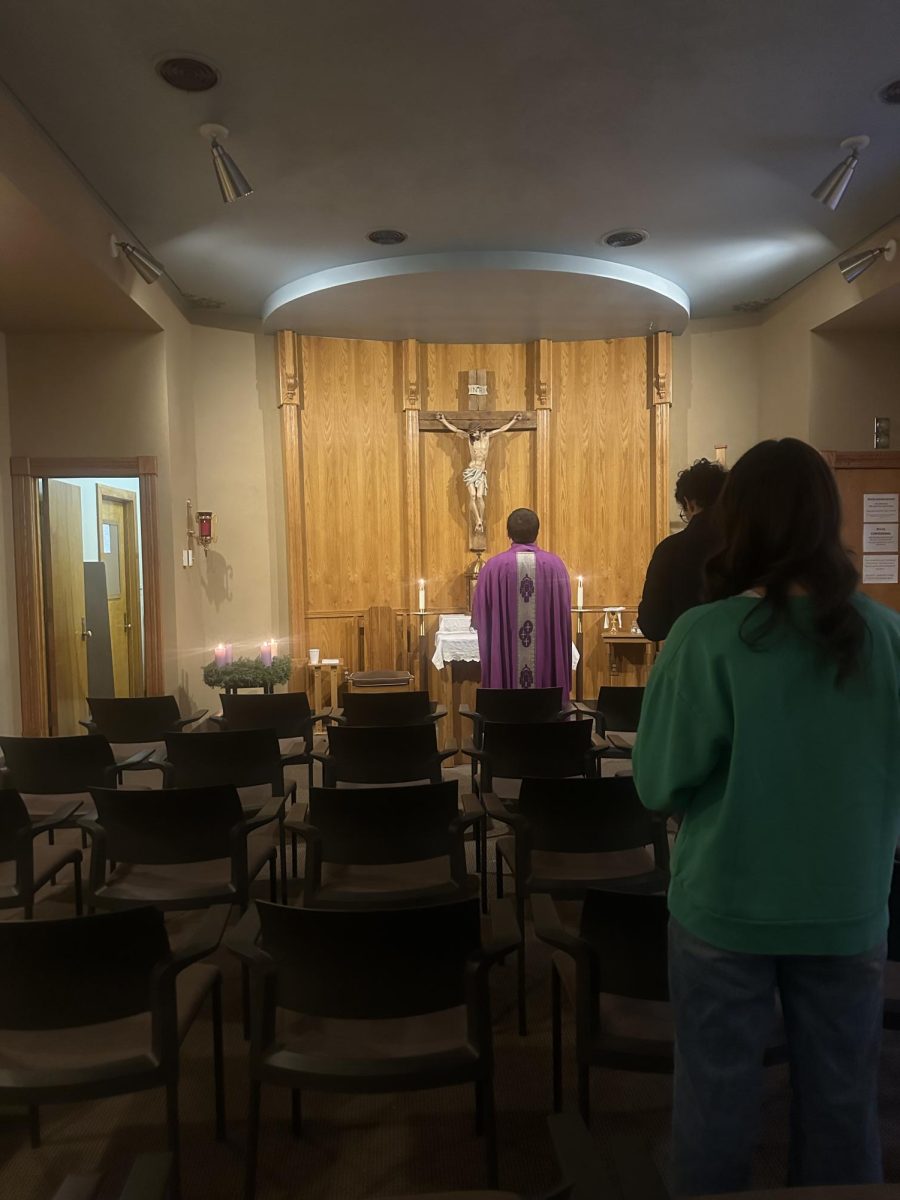 12.16.2025
Fr. John singing at the end of chapel mass.