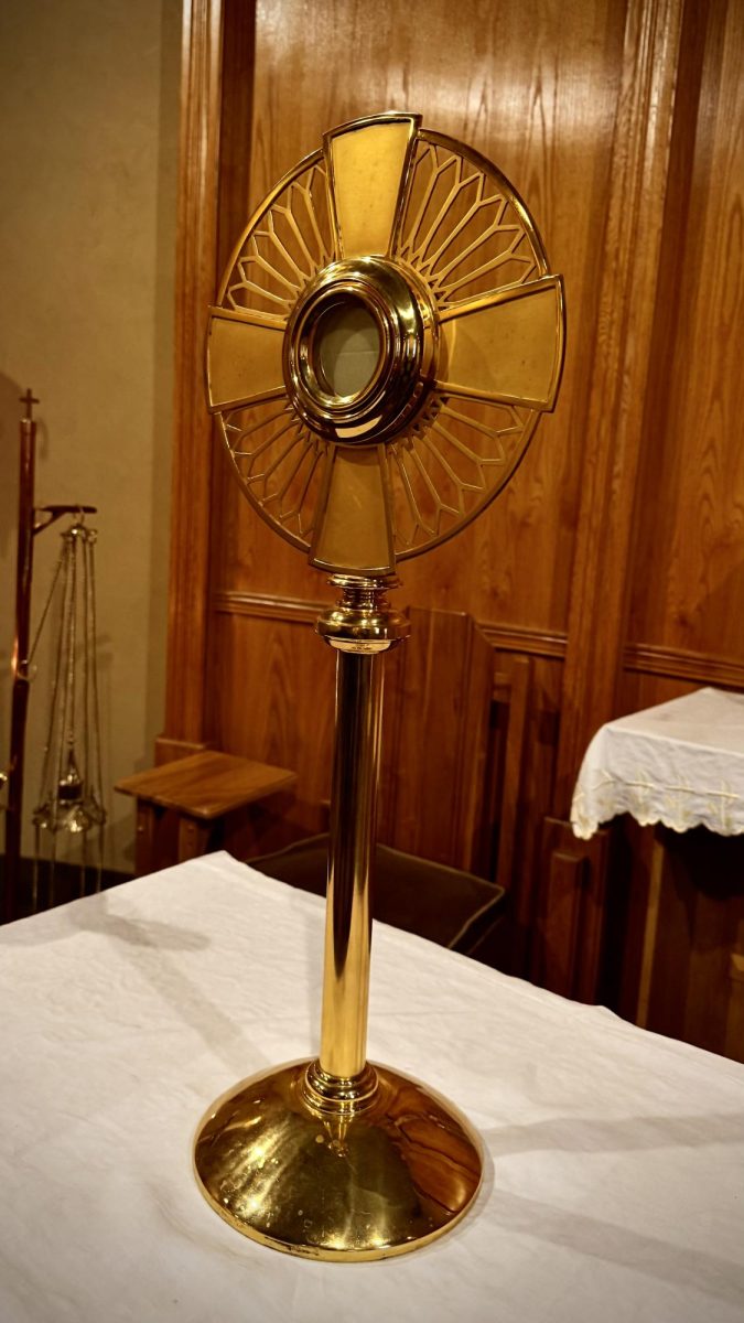 12.19.25
The Monstrance holding the body of Christ.
