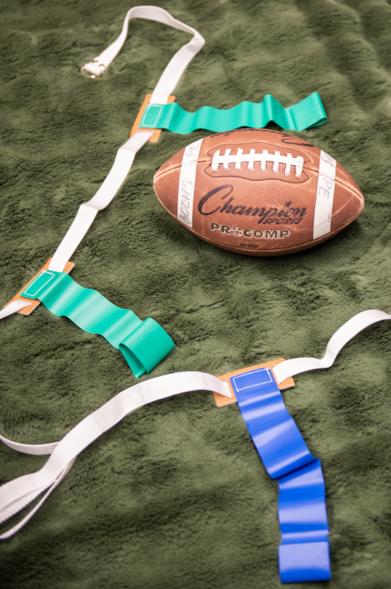 12.11.25   Flag football equipment set out in Mr. Hernandez’ office. 