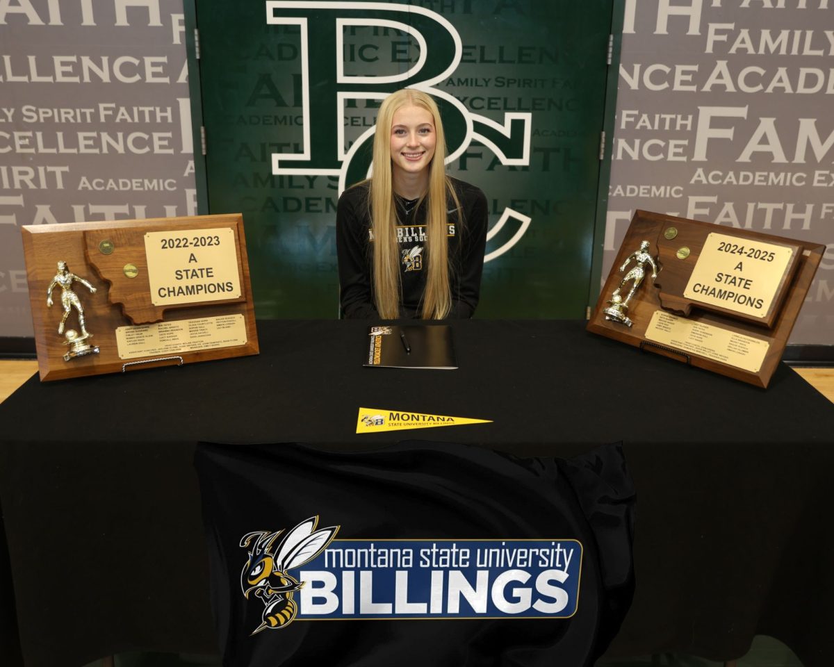 12.23.25 
Senior, Amaya Lorash signing to Montana State University Billings to play soccer.  