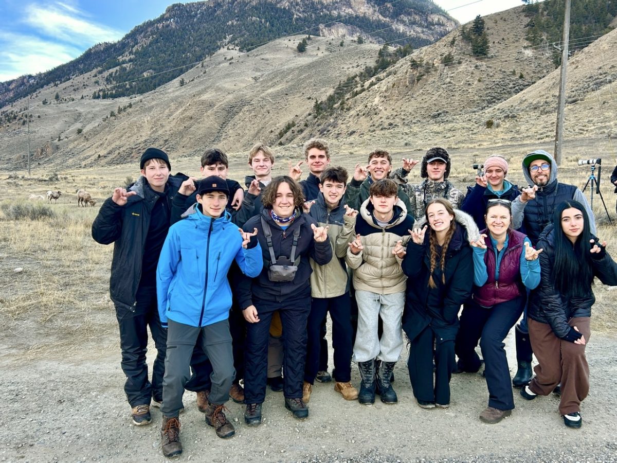 1.20.26
Courtesy photos from Mrs. Cunningham of Billings Central students in from of bighorn rams in Yellowstone national park. 