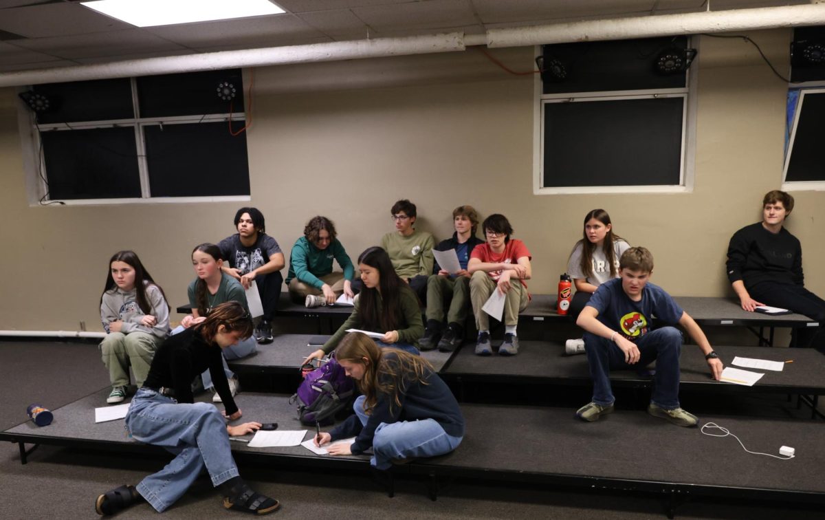 1.15.26 The group who auditioned on Thursday, waiting for the auditions to start.