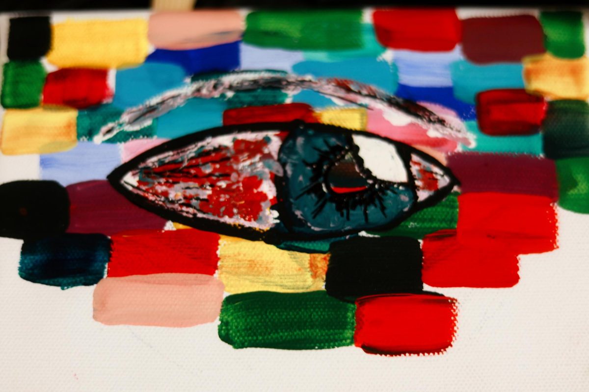 1.8.26
Creative painting of an eye done by Joanne Ragsdale. 