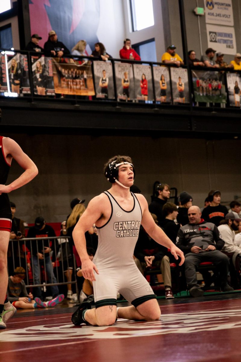 2.15.26
Senior, Jordan Harrell taking a deep breath before going on bottom in his consolation semifinal match at the MHSA Eastern Class “A” Divisional Wrestling Tournament at Lockwood High School