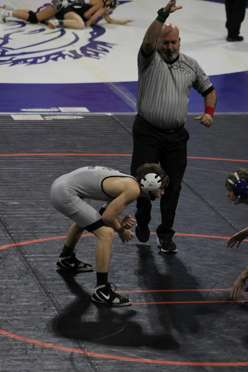 2.21.26
Junior Owen Wegner as his quarterfinal match begins at the 2026 MHSA State Tournament