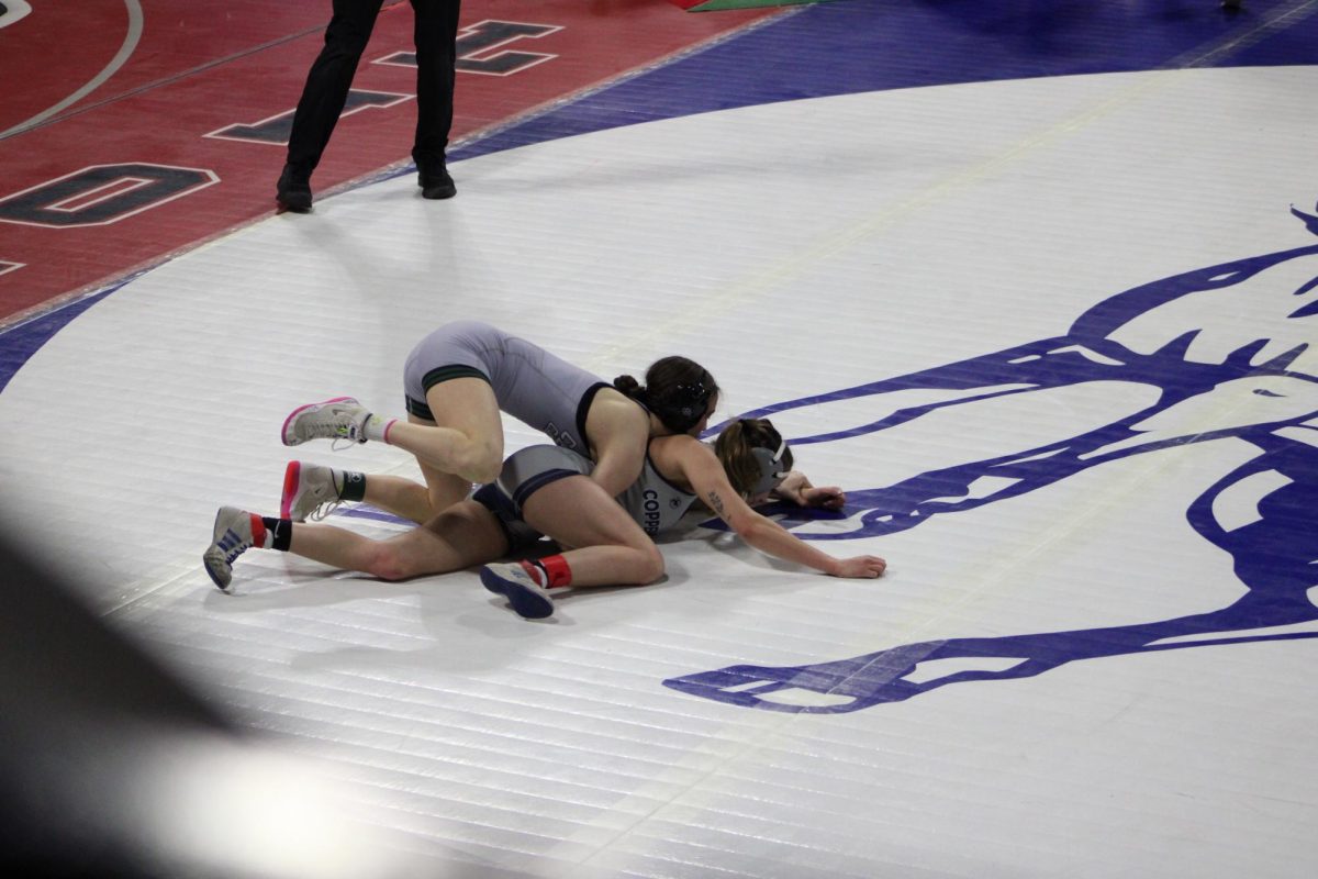 2.21.26
Emma Hernandez working towards a pin in the quarterfinals at the 2026 MHSA State Wrestling Tournament