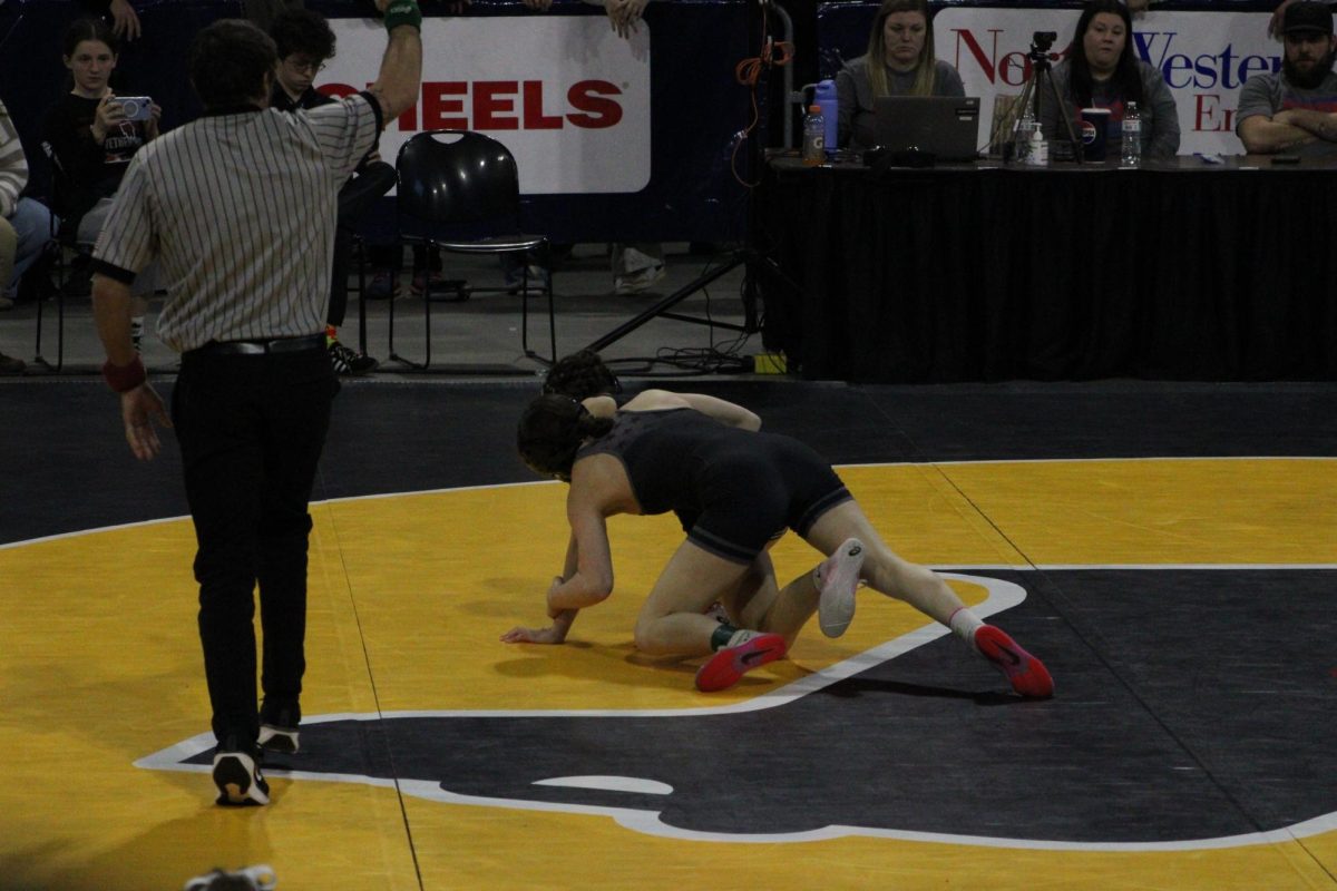 2.21.26
Emma Hernandez takes down Billings Senior’s Wai Fandrich during the finals at the MHSA State Wrestling Tournament