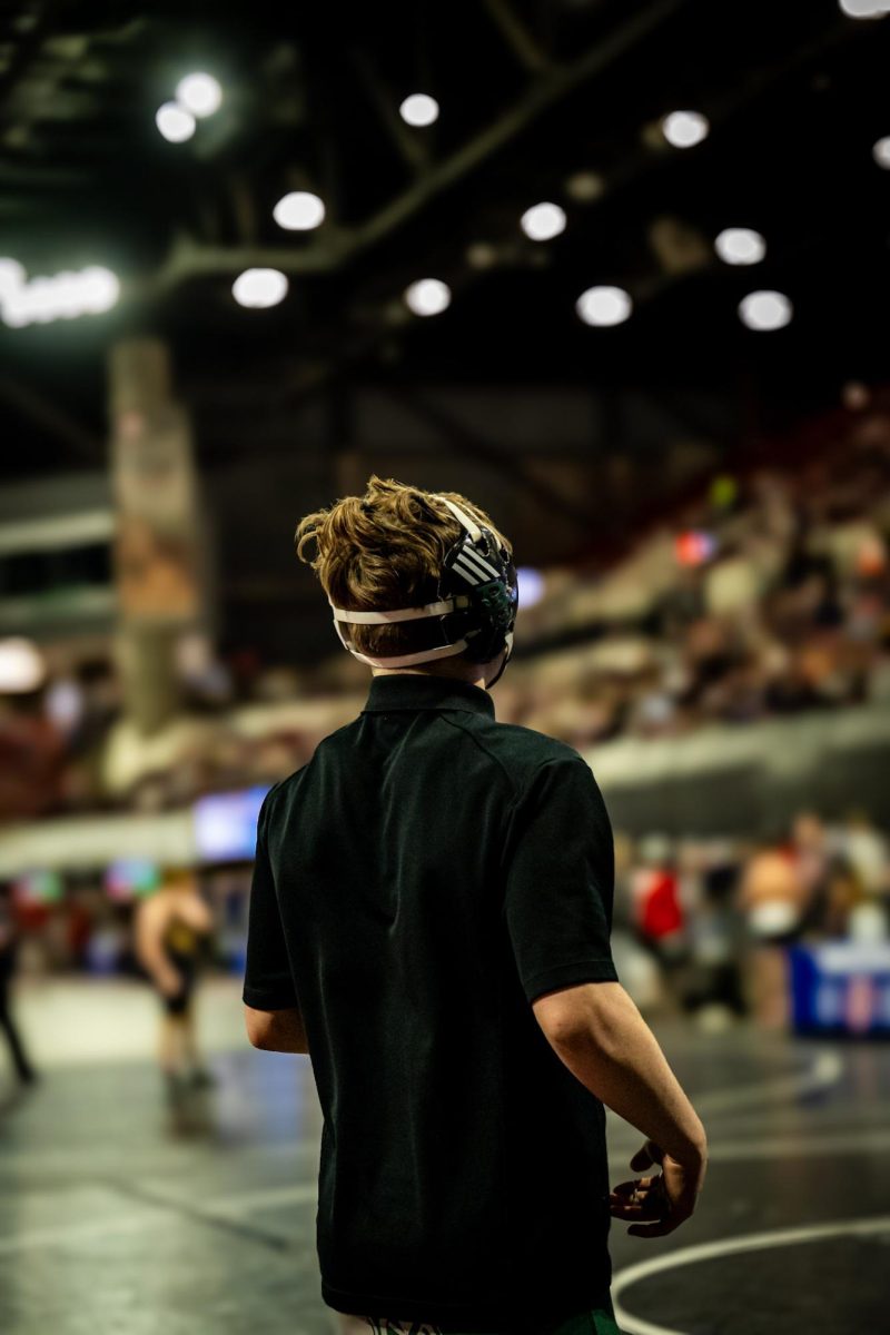 3.28.26
Junior DJay Wipf warming up for his semifinal match during AAU State at the Metra