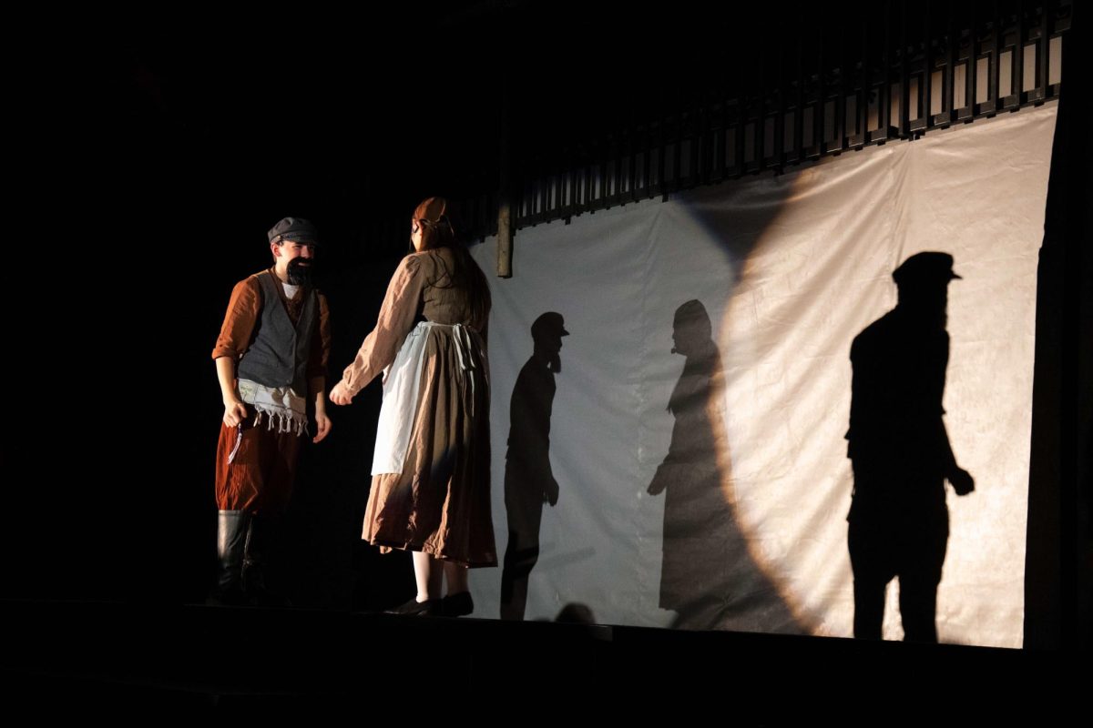 3.20.26
(L to R) 
Emily Day and Quinn Clark acting in the school musical Fiddler on the Roof.