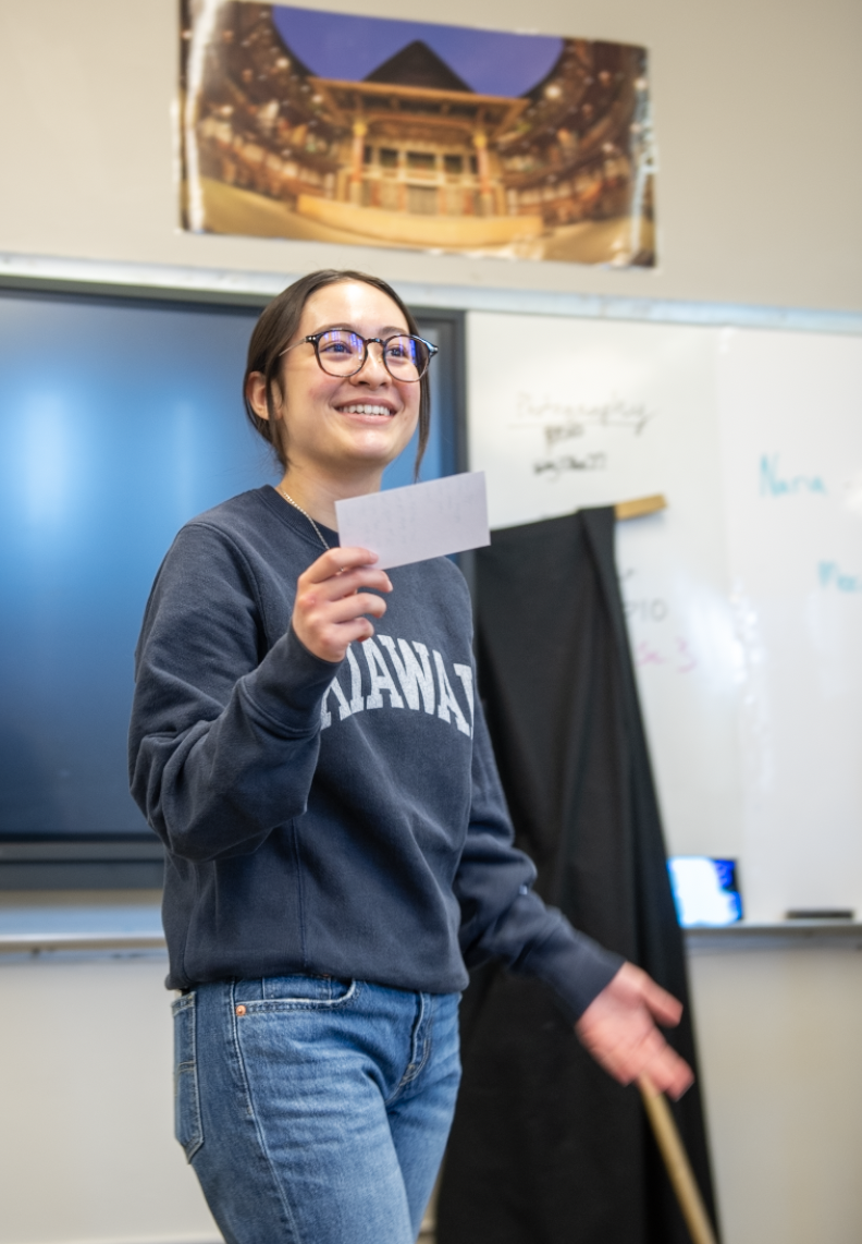 3.19.26
Junior Harper Pham practices her speech. 