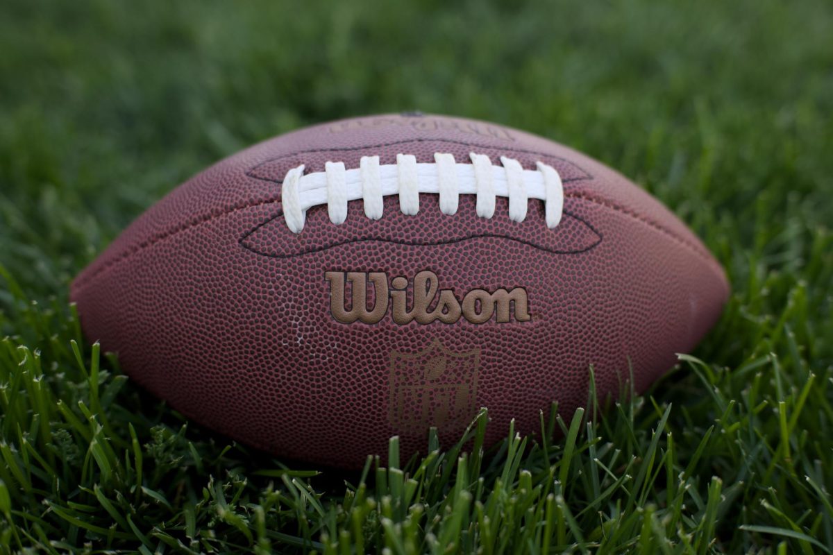 5.24.26 A football sitting in the grass